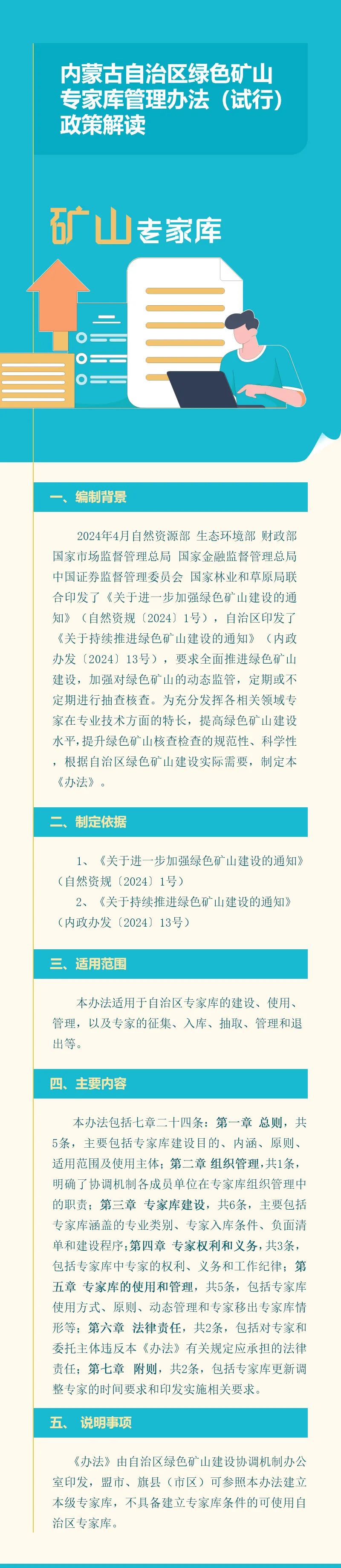 一图读懂：《内蒙古自治区绿色矿山专家库管理办法（试行）》 政策解读 - 莒县地质勘查行业协会